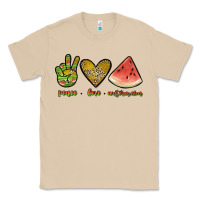 Mushroom peace love watermelon Classic Tee - JahusDesignShop