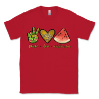 Red peace love watermelon Classic Tee - JahusDesignShop