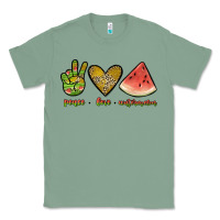 Sage peace love watermelon Classic Tee - JahusDesignShop