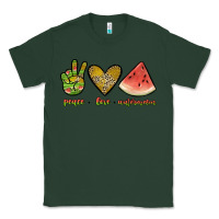 Sports Green peace love watermelon Classic Tee - JahusDesignShop