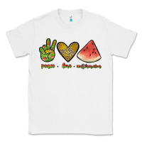 White peace love watermelon Classic Tee - JahusDesignShop