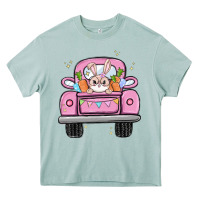 Arona easter bunny and truck Heavy Core Tee - MaliasSmallBusiness