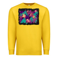 Lemon halloween trees and turquoise glitter background Premium Sweatshirt - BundleAndBundleShop