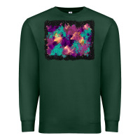Sports Green halloween trees and turquoise glitter background Premium Sweatshirt - BundleAndBundleShop
