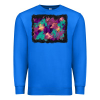 True Royal halloween trees and turquoise glitter background Premium Sweatshirt - BundleAndBundleShop