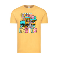 Vintage Mustard happy easter train Vintage Tee - Artiststas
