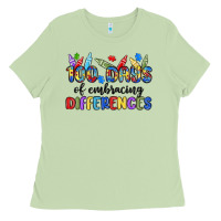 Matcha 100 days of embracing differences Ladies Tee - MaliasSmallBusiness