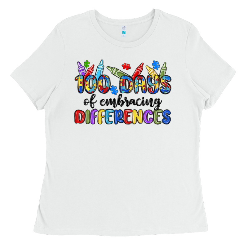 100 Days Of Embracing Differences Ladies Tee by MaliasSmallBusiness | Teevron