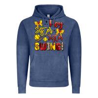 Vintage Denim hey sister sister swing softball Vintage Hoodie - Artiststas