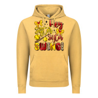 Vintage Mustard hey sister sister swing softball Vintage Hoodie - Artiststas