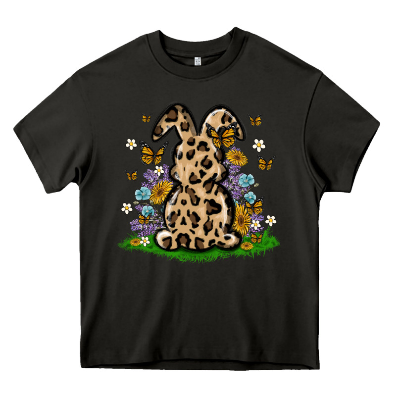 Western Floral Bunny Heavy Core Tee by MaliasSmallBusiness | Teevron