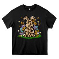 Black western floral bunny Heavy Core Tee - MaliasSmallBusiness