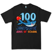 Black 100 jawsome days of school Premium Tee - MaliasSmallBusiness