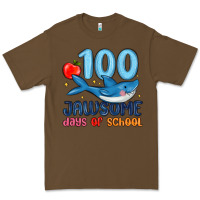 Cacao 100 jawsome days of school Premium Tee - MaliasSmallBusiness