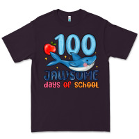 Plum 100 jawsome days of school Premium Tee - MaliasSmallBusiness