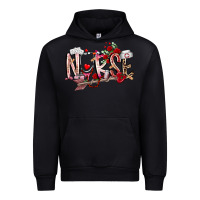 Black nurse valentines day Urban Hoodie - RacoonDesign
