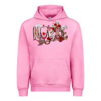 Fuchsia Pink nurse valentines day Urban Hoodie - RacoonDesign