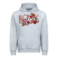 Heather Grey nurse valentines day Urban Hoodie - RacoonDesign