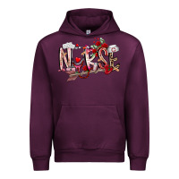Mauve Wine nurse valentines day Urban Hoodie - RacoonDesign