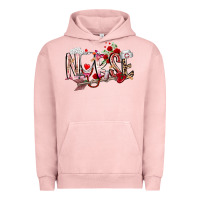 Pigment Salmon nurse valentines day Urban Hoodie - RacoonDesign