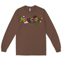 Chestnut mardi gras principal Long Sleeve Tee - texasbilliewilder