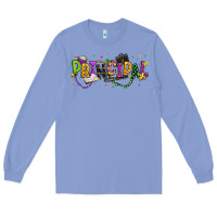 Colony Blue mardi gras principal Long Sleeve Tee - texasbilliewilder