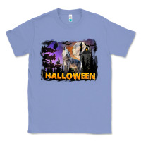 Colony Blue Halloween Wolf Classic Tee - LillyAllenDesigns