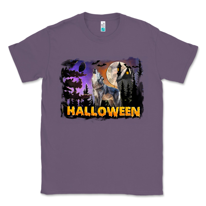 Halloween Wolf Classic Tee by LillyAllenDesigns | Teevron