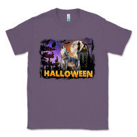 Lavender Halloween Wolf Classic Tee - LillyAllenDesigns