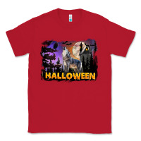 Red Halloween Wolf Classic Tee - LillyAllenDesigns