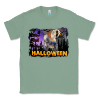 Sage Halloween Wolf Classic Tee - LillyAllenDesigns