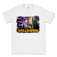 White Halloween Wolf Classic Tee - LillyAllenDesigns