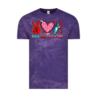 Cloud Purple peace love phlebotomy Vintage Tee - Artiststas