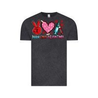 Vintage Black peace love phlebotomy Vintage Tee - Artiststas