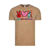 Vintage Coffee peace love phlebotomy Vintage Tee - Artiststas