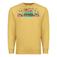 Antique Gold coffe gives me teacher powers libbey glass Premium Sweatshirt - BundleAndBundleShop