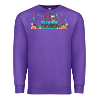 Purple coffe gives me teacher powers libbey glass Premium Sweatshirt - BundleAndBundleShop