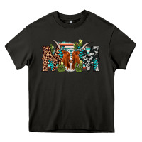 Asphalt longhorn mom Heavy Core Tee - AdoDesignShop