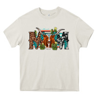 Cream longhorn mom Heavy Core Tee - AdoDesignShop