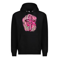 Black breast cancer cross Premium Hoodie - FaDigitalArtStudio