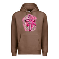 Chestnut breast cancer cross Premium Hoodie - FaDigitalArtStudio
