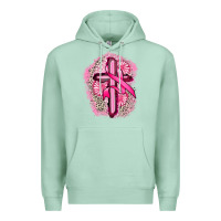 Seafoam breast cancer cross Premium Hoodie - FaDigitalArtStudio