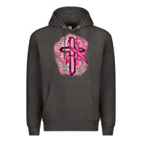 Smoke breast cancer cross Premium Hoodie - FaDigitalArtStudio
