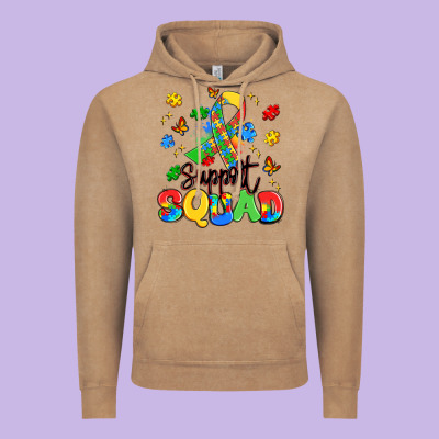 Support Squad Vintage Hoodie Designed By Artiststas