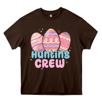 Chocolate Brown hunting crew Heavy Core Tee - MaliasSmallBusiness