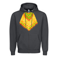 Smoke mexican poncho fa element Zipper Hoodie - FaDigitalArtStudio