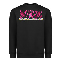 Black cancer ribbon with daisy Heavyweight Sweatshirt - TumblerDesignByShophia