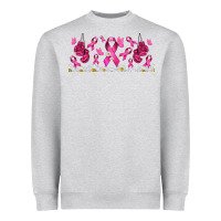 Heather Grey cancer ribbon with daisy Heavyweight Sweatshirt - TumblerDesignByShophia