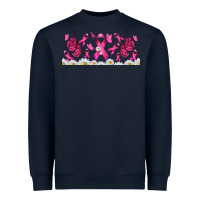 Navy cancer ribbon with daisy Heavyweight Sweatshirt - TumblerDesignByShophia