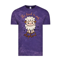 Cloud Purple the lord is my shepherd Vintage Tee - Artiststas